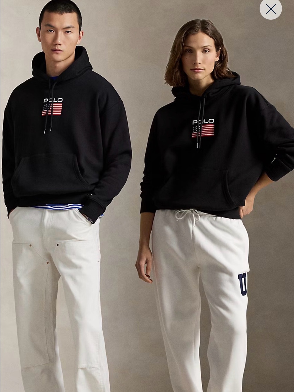 Polo Ralph Lauren black Flag Hoodie - Picture 1 of 5